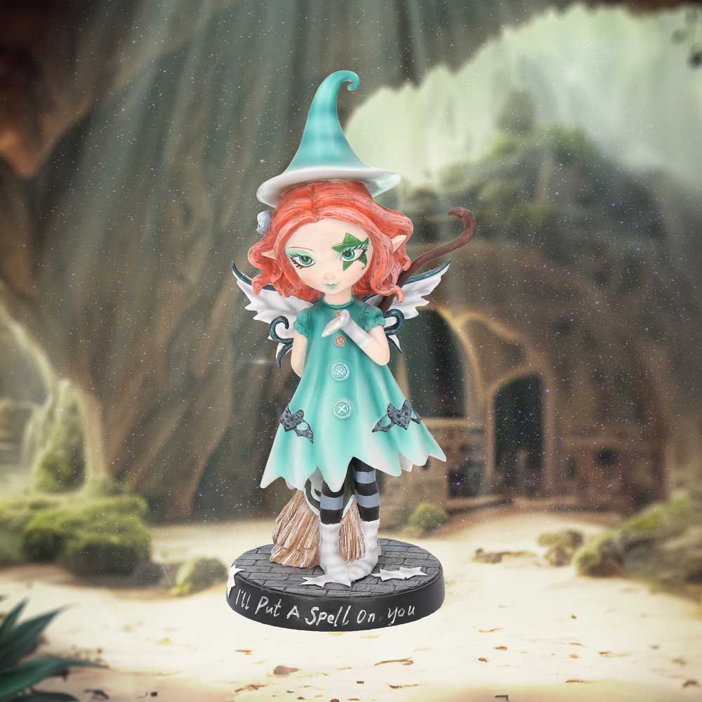 I'll Put A Spell On You 19.5cm

Alternative Fairy Figure

Cast in high-quality resin.

Lovingly hand-painted.

Size 19.5cm