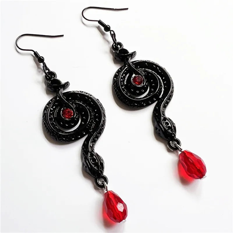 Snake Drop Style Earrings
