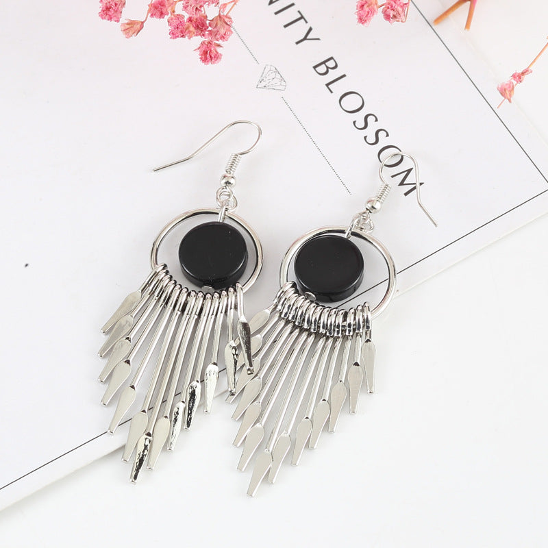 Retro Stone Earrings