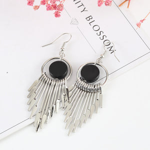 Retro Stone Earrings