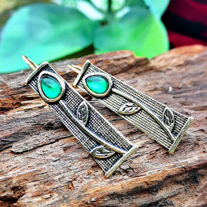 Retro Flower Bronze Style Earring