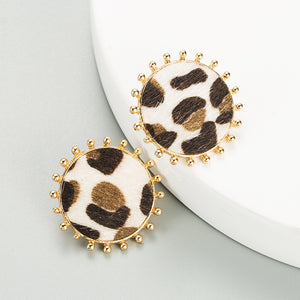 Leopard  Print Earrings